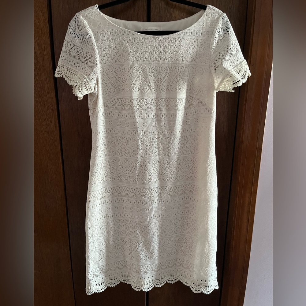 Cream lace dress